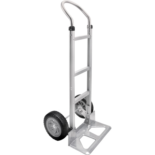 KLETON MO896 Knocked Down Hand Truck, Continuous Handle, Aluminum, 49-5/8" Height, 500 lbs. Capacity