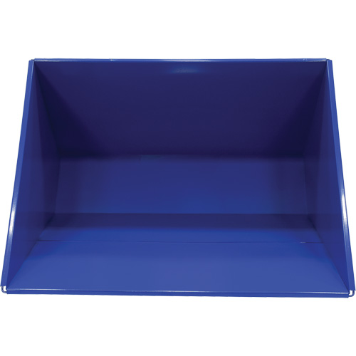 Vestil D-300-HD Conteneur autobasculeur, Acier, 3 vg³, Bleu
