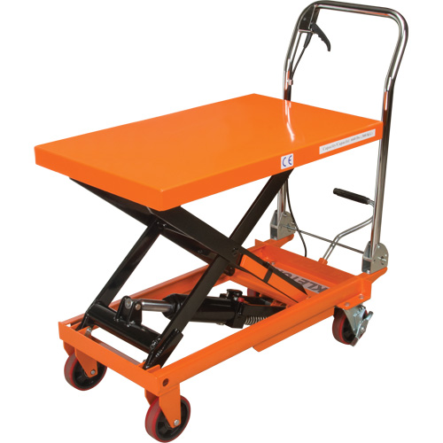 KLETON MP006 Hydraulic Scissor Lift Table, 32" L x 19-3/4" W, Steel, 660 lbs. Capacity