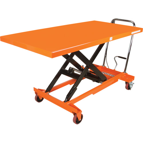 KLETON MP009 Hydraulic Scissor Lift Table, 63" L x 31-1/2" W, Steel, 1100 lbs. Capacity