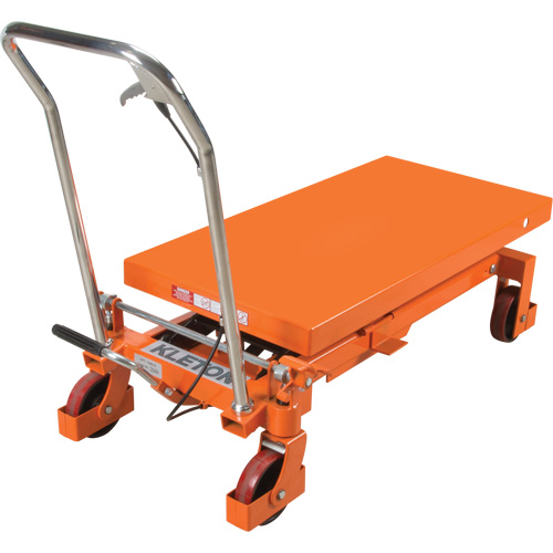 KLETON MP011 Table &eacute;l&eacute;vatrice &agrave; ciseaux hydraulique, 40" lo x 20 " la, Acier, Capacit&eacute; 2200 lb