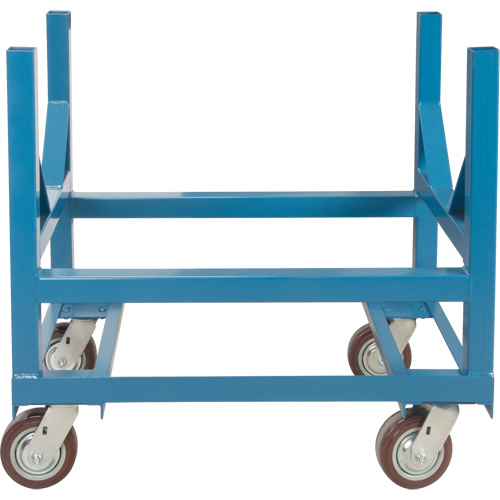 KLETON MP037 Pipe & Bar Cradle Truck, 24" L x 24" W x 34" H, 2500 lbs. Capacity, Polyurethane Wheels