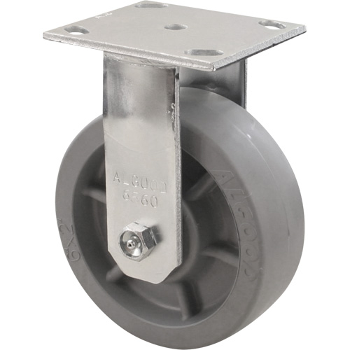 Algood RE6553-A38H-UG-RB Emaxx Caster, Rigid, 5" (127 mm), Envirothane, 1000 lbs. (453.6 kg.)