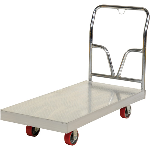 Vestil ASD-2448 Chariot &agrave; plate-forme en aluminium, 24" la x 48" lo, 3600 lb cap, Roues Polyur&eacute;thane