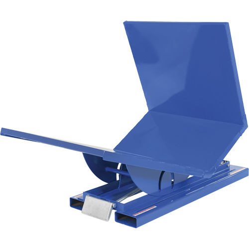 Vestil D-NS-100-LD Open Sided Hopper, Steel, 1 cu.yd., Blue