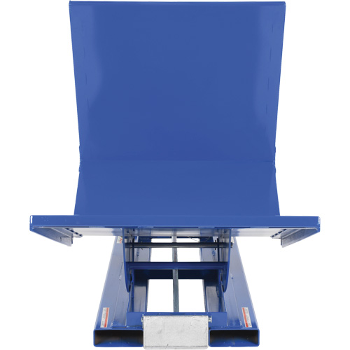 Vestil D-NS-100-LD Open Sided Hopper, Steel, 1 cu.yd., Blue