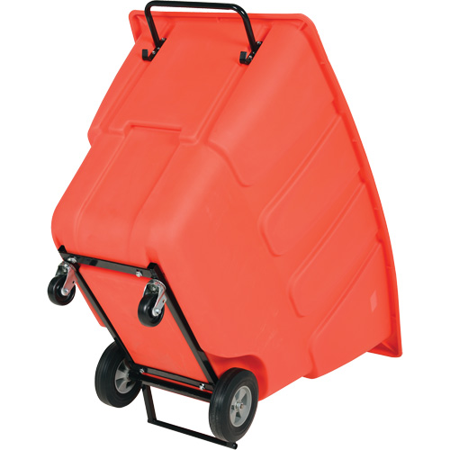 Vestil TDT-50-LD-RED Tilt Truck, Polyethylene, 0.5 cu. yd., 450 lbs. Load Capacity