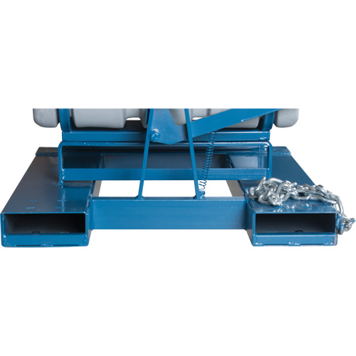 KLETON MP155 Self-Dumping Hopper, Polyethylene, 5/8 cu.yd., Grey