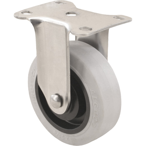 Algood R2349-A27D-UG 2309 Caster, Rigid, 4" (101.6 mm), Envirothane Grey, 350 lbs. (158.8 kg.)