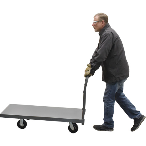 Vestil ECSPT-2448 Chariot &agrave; plateforme, 48" lo x 24" la x Capacit&eacute; 2000 lb, Roues en Caoutchouc