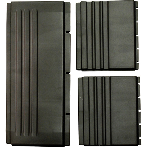 Rubbermaid Specialmade FG4093L1BLA Ensemble de panneaux arri&egrave;re et lat&eacute;raux pour chariot Xtra