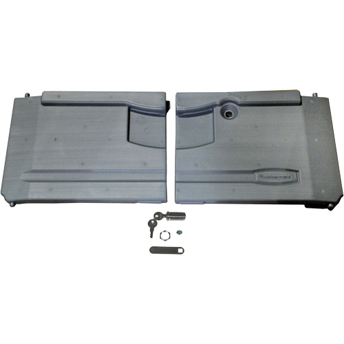Rubbermaid Specialmade FG4094L1LGRAY Xtra Cart Door & Lock Kit