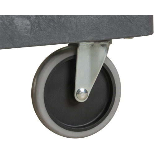 KLETON MP641 Chariot utilitaire pour l'entretien, 2 tiers, 24-5/8" x 32-1/2" x 40", Capacit&eacute; 550 lb