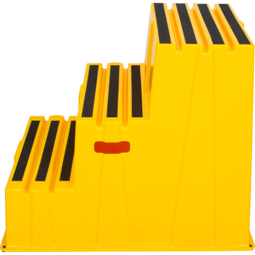 KLETON MP772 Industrial Step Stool, 3 Steps, 34-13/16" x 22-7/16" x 28-1/2" High