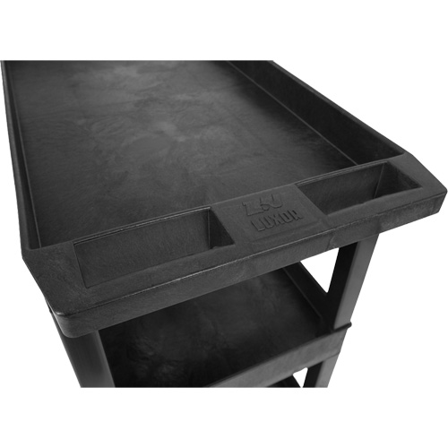 Luxor H. Wilson EC111-B R&acirc;telier mobile, 3 tiers, 35-1/4" x 36-1/4" x 18", Capacit&eacute; 300 lb