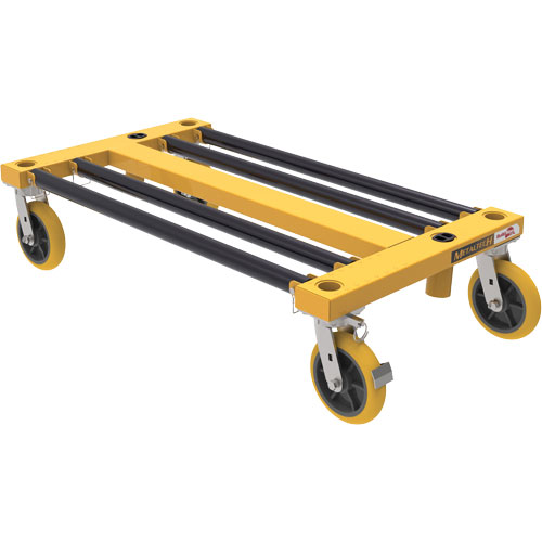 Metaltech I-BMDHER31YGR Chariot de transport H de cloison s&egrave;che Buildman