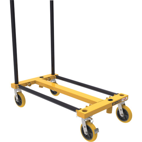 Metaltech I-BMDHER31YGR Chariot de transport H de cloison s&egrave;che Buildman