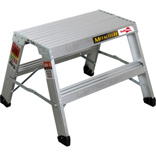 Metaltech E-PWS7000AL Portable Work-Stand Saw Horse, Aluminum Frame, 12-1/4" D x 24" H