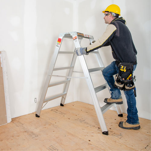 Metaltech E-PWS7300AL Poste de travail chevalet de sciage portatif, Cadre Aluminium, 12-1/4" p x 56" h