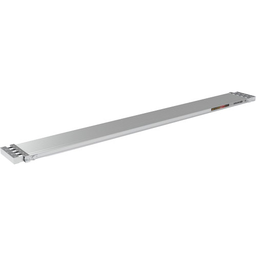 Metaltech M-PEP7200AL Telescoping Work Plank, 204" W x 12" D, 250 lbs. Capacity, Knocked Down