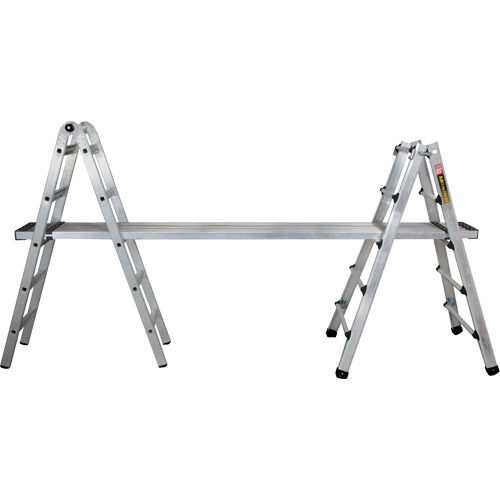 Metaltech E-MTL7200AL Telescoping Multi-Position Ladder, Aluminum, 300 lbs., CSA Grade 1A