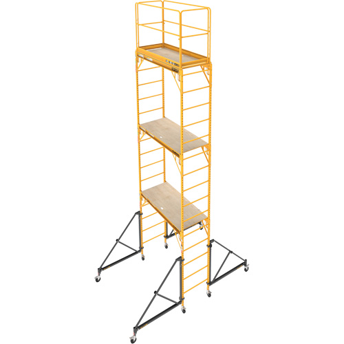 Metaltech I-BMSO4TT Ensemble de stabilisateurs universels avec roues