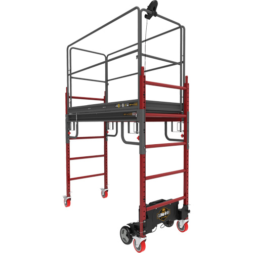 Metaltech I-CNGBMK Trousse compl&egrave;te d'&eacute;chafaud motoris&eacute; Buildman Baker 6', 31" p x 118-3/4" h