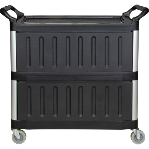 KLETON MP995 Utility Cart, 3 Tiers, 19-3/4" x 37-1/2" x 40-1/4", 250 lbs. Capacity