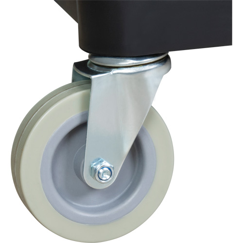 KLETON MP995 Utility Cart, 3 Tiers, 19-3/4" x 37-1/2" x 40-1/4", 250 lbs. Capacity