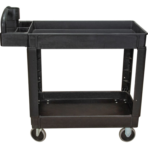 KLETON MQ092 Utility Cart, 2 Tiers, 17-1/8" x 33-1/2" x 37-5/8", 550 lbs. Capacity
