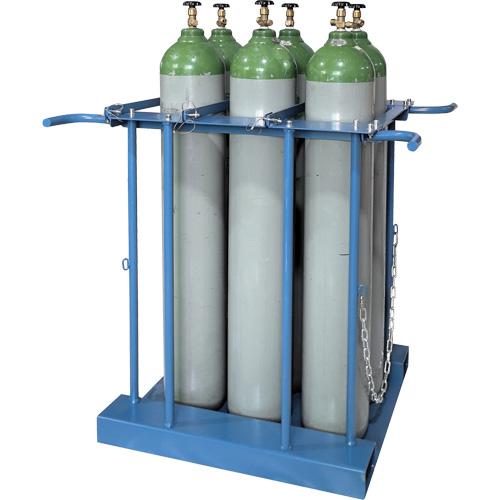 KLETON MQ096 Support de rangement pour 6 cylindres pour chariot &eacute;l&eacute;vateur