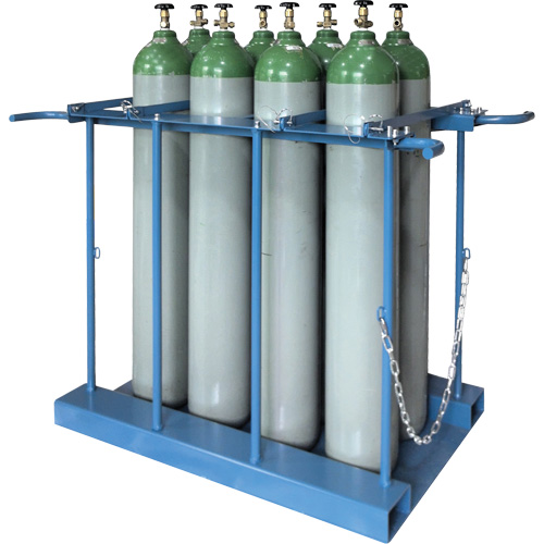 KLETON MQ097 8-Cylinder Forklift Cylinder Storage Caddy