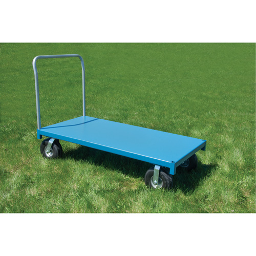 KLETON MQ153 Outdoor Platform Truck, 72" L x 36" W, 1200 lbs. Capacity, Flat Free Casters