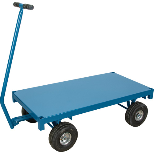 KLETON MQ156 Outdoor Platform Wagon Truck, 30" W x 60" L, 1000 lbs. Capacity