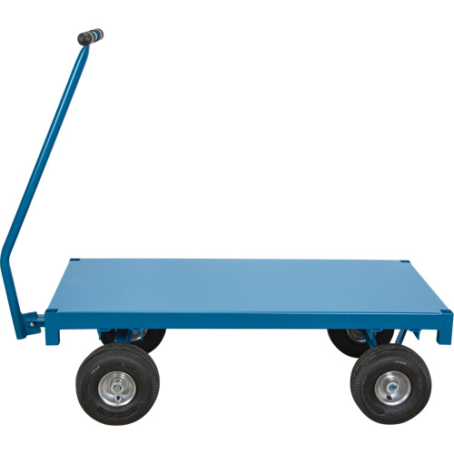 KLETON MQ156 Outdoor Platform Wagon Truck, 30" W x 60" L, 1000 lbs. Capacity