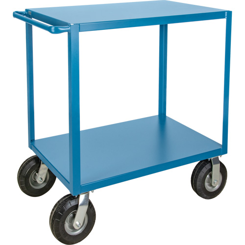 KLETON MQ166 Outdoor Shelf Cart, 2 Tiers, 24" W x 39" H x 51" D, 1200 lbs. Capacity