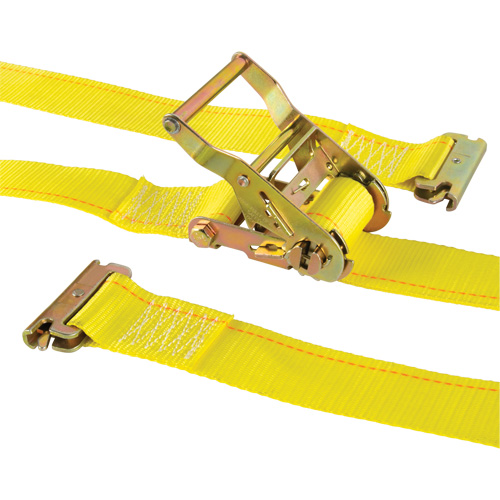 KLETON MQ207 Tendeur d'arrimage logistique, Rochet, 2" la x 12' lo, Charge d'utilisation 1000 lb (454 kg)