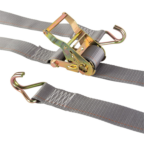 KLETON MQ211 Heavy-Duty Utility Strap, J-Hook, 2" W x 16' L, 500 lbs. (227 kg) WLL