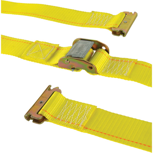 KLETON MQ213 Heavy-Duty Utility Strap, Cam Buckle, 2" W x 12' L, 835 lbs. (379 kg) WLL