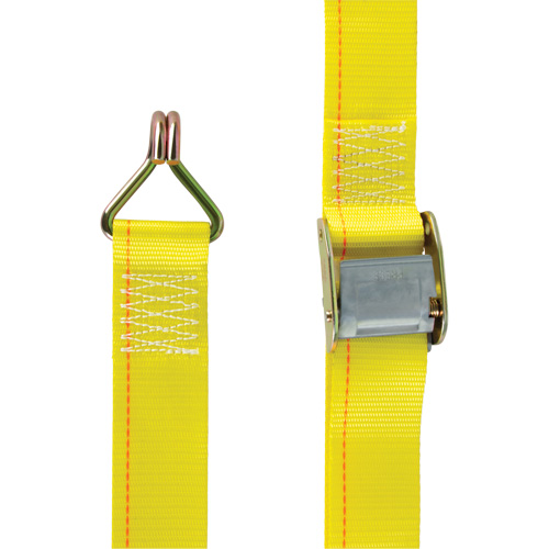 KLETON MQ216 Ratchet Strap, Cam Buckle, 2" W x 12' L, 500 lbs. (227 kg) WLL