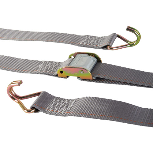 KLETON MQ217 Tendeur d'arrimage &agrave; cliquet, Boucle &agrave; came, 2" la x 16' lo, Charge d'utilisation 500 lb (227 kg)