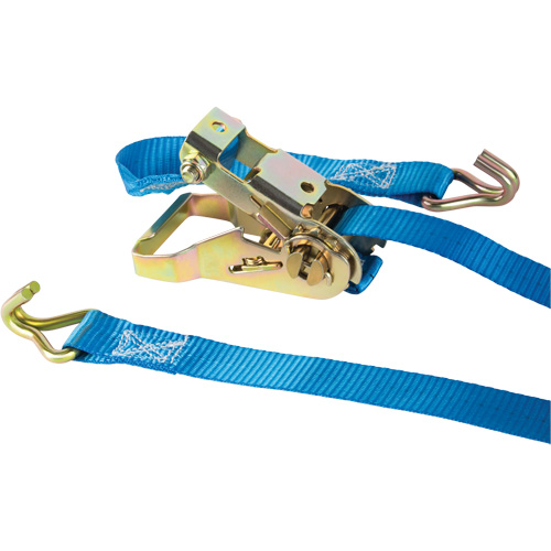 KLETON MQ221 Tendeur d'arrimage &agrave; cliquet, Crochet en J, 1" , 13' , Charge d'utilisation max. 167 lb (76 kg)
