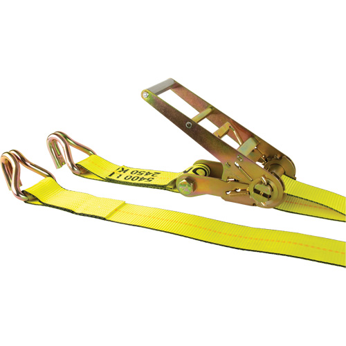 KLETON MQ227 Winch Strap, J-Hook, 3" W x 30' L, 5400 lbs. (2449 kg) Working Load Limit