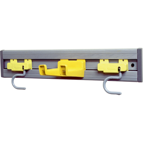 RUBBERMAID Wall Racks NA068 (FG199200GRAY) Shop Broom Wall Rack