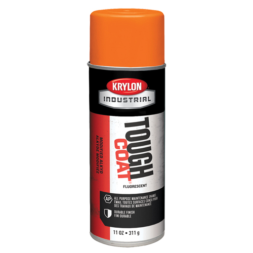 Krylon Industrial A01811007 Tough Coat&reg; Acrylic Alkyd Enamel, Gloss, 11 oz., Aerosol Can