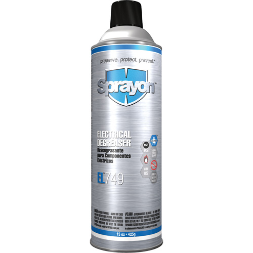 Sprayon SC0749000 D&eacute;graissant &eacute;lectrique EL749, Canette a&eacute;rosol