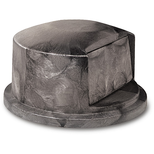 Rubbermaid FG263788GRAY Round Brute&reg; Tops, Dome Lid, Plastic/Polyethylene, Fits Container Size: 22" Dia.