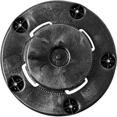 Rubbermaid FG264000BLA Chariot &agrave; visser Brute, Poly&eacute;thyl&egrave;ne, Noir, Convient aux contenants 20 - 55 US gal.