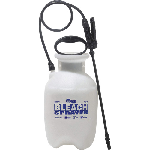 Chapin 20075 R&eacute;servoir avec pulv&eacute;risateur deau de javel pour d&eacute;sinfecter, 1 gal. (3,8 L), Polypropyl&egrave;ne, Lance de 12"
