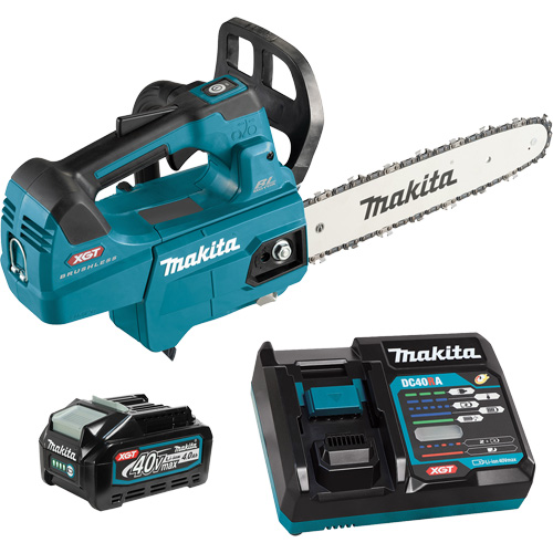 Makita UC003GM101 XGT Cordless Brushless Top Handle Chainsaw, 12", Battery Powered, 40 V